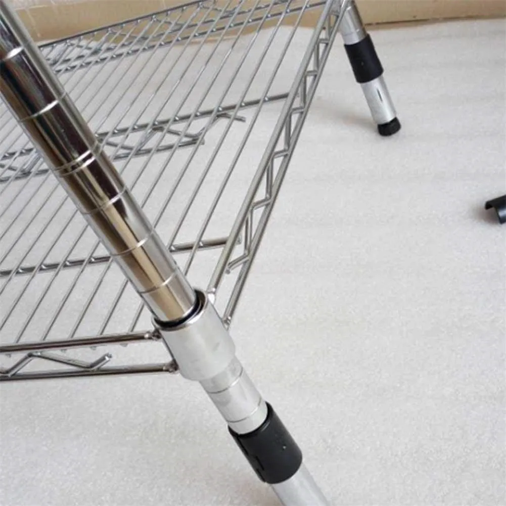 Shelving Mangas Fio Estante Prateleira Bloqueio Clipes Tubo de Bambu Fixo Clipe Plástico Conjunto 50 Peças