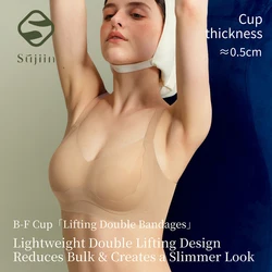 SUJIIN Women's Push Up Seamless Bras for Big Breast Plus Size Minimizer Full Coverage Bra Female Anti-sagging Bralettes MX308