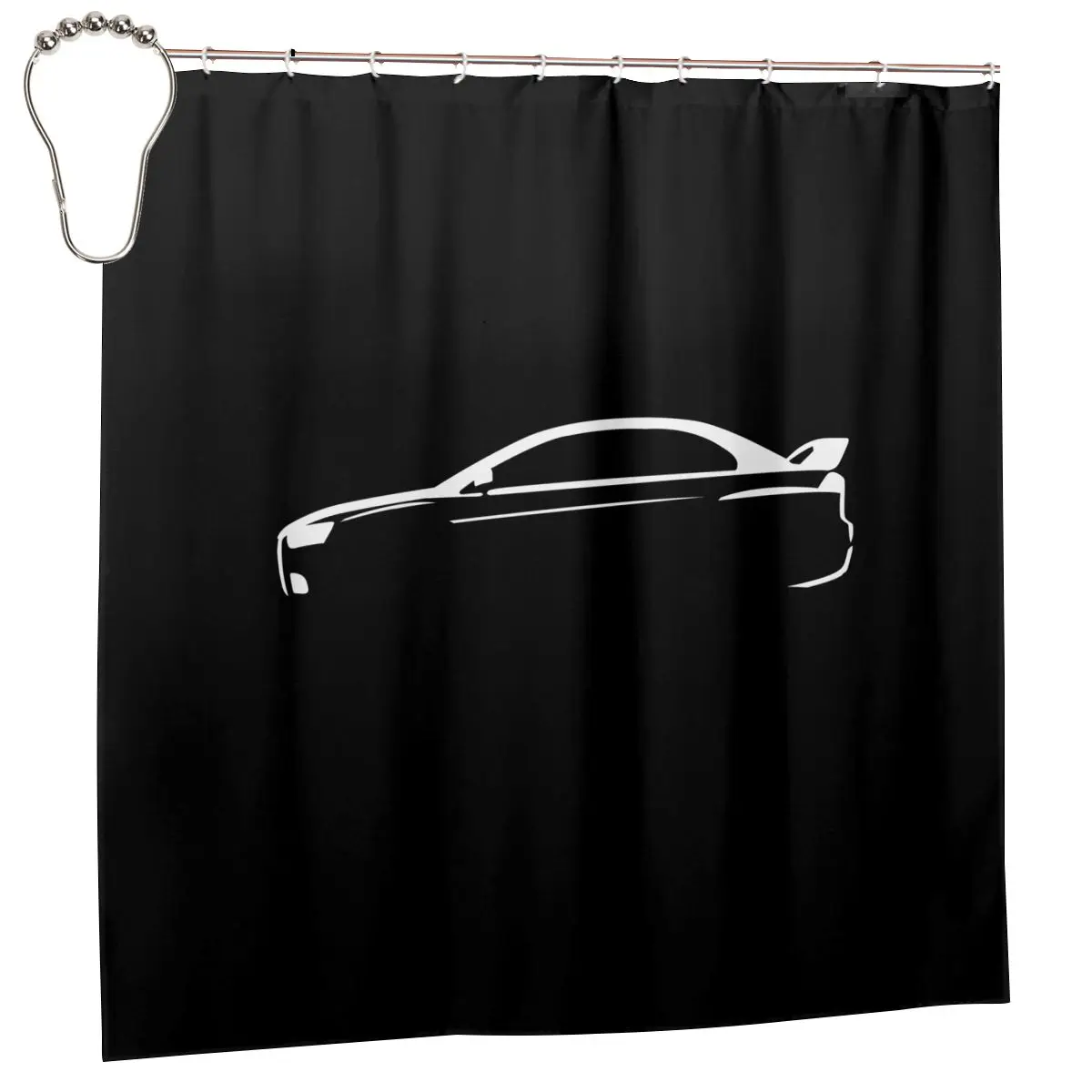 T Mitsubishi Evo Car Evolution Lancer 4B11 X 10 Evox Turbo Shower Curtain Bathroom Curtain Nordic No Fading