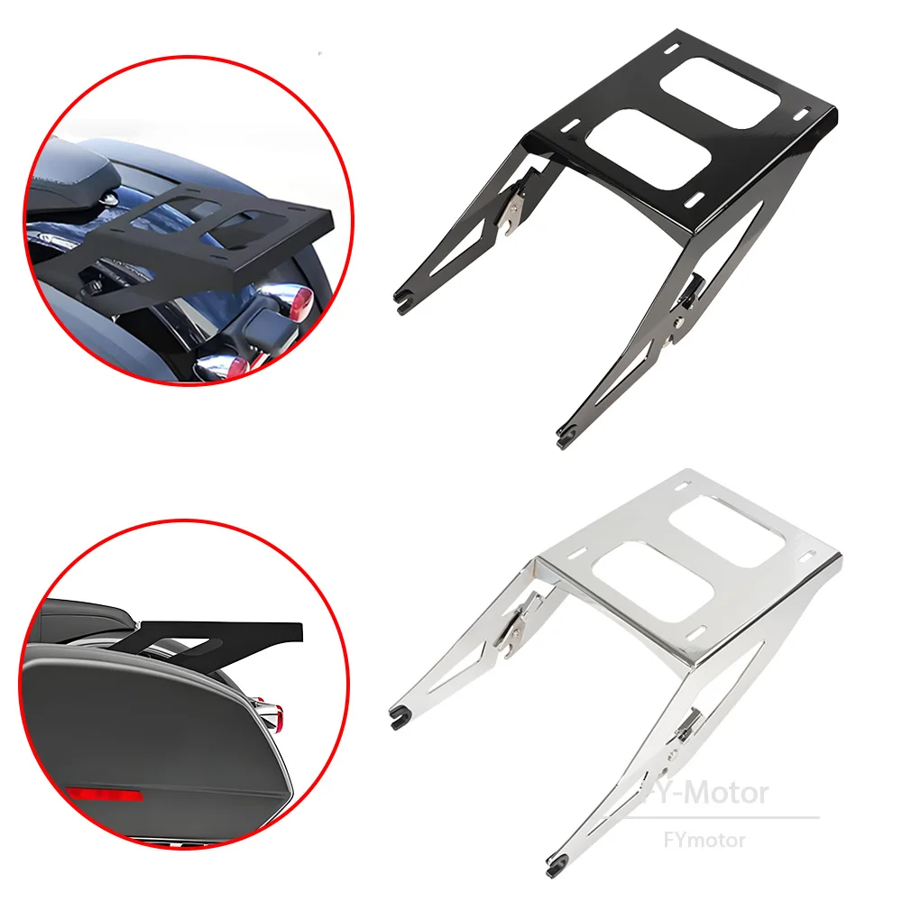 

Fit for Harley Softail Sport Glide FLSB 2018 2019 2020 2021 2022 2023 Motorcycle Two Up Mount Rack Luggage Rack