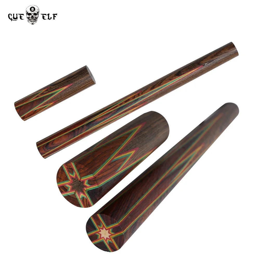 

High Quality Solid Wood Pool cues half -finished Billiards Carom Cues Handmade Inlay