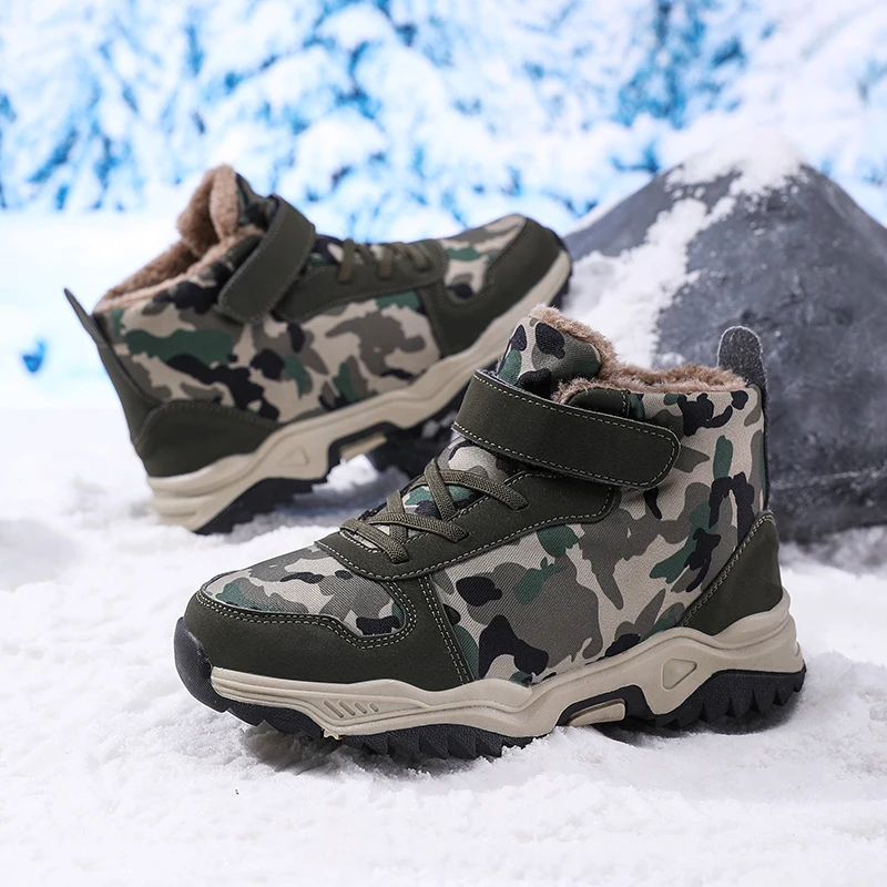 

Outdoor Boy Boots Children Sneaker Autumn Winter Hiking Shoes Kids Sports High-quality Ankle Boots for Boy Shoes Comfortable