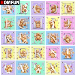 HOMFUN Full Diamond ricamo