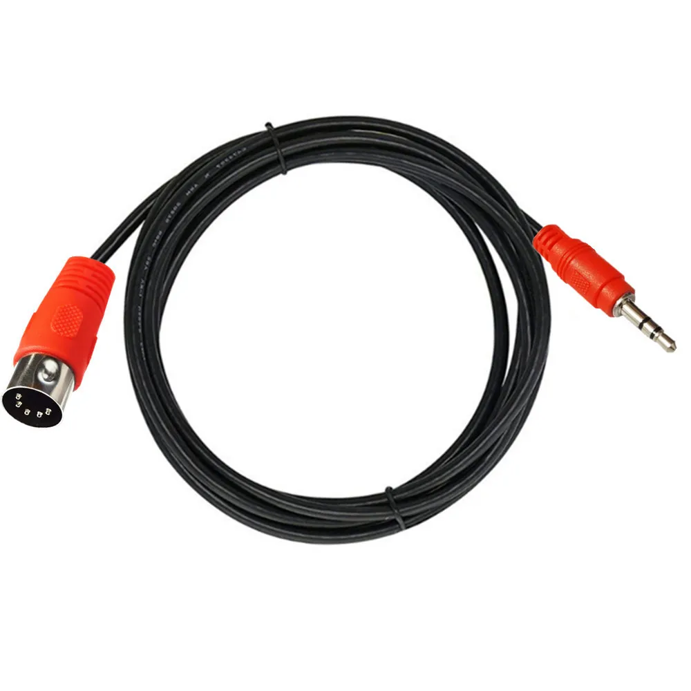 3.5mm audio plug to MIDI 5-core adapter cable digital audio output MIDI 5-core DIN5P 0.5m/1.5m/3m Cable