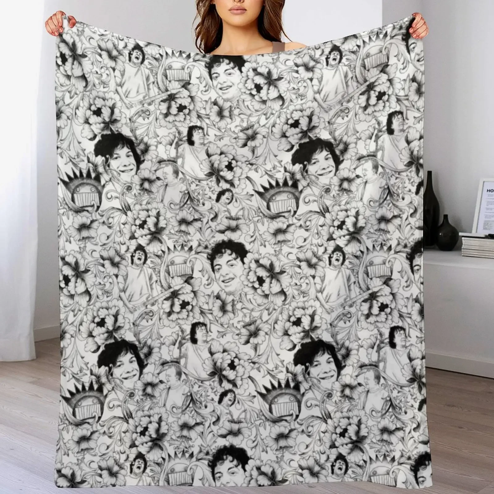 

Ween baroque pattern Throw Blanket Decorative Sofas heavy to sleep Giant Sofa for sofa Blankets