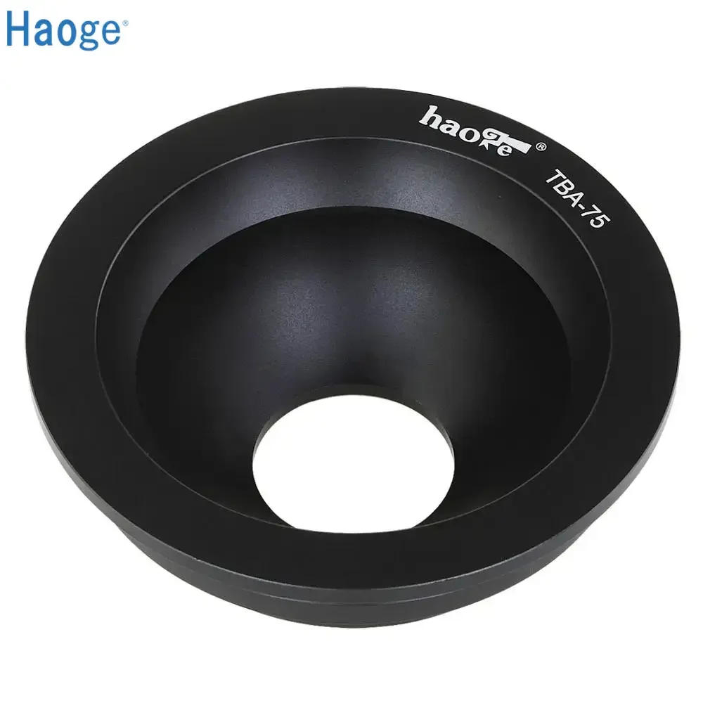 Haoge adaptador de tigela para gitzo 3 #4 #5 #, cabeça de tripé sistema de séries 75mm