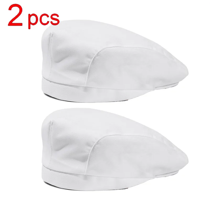 تقديم الطعام كوك قبعة 2/1 قطعة الشيف المطبخ قبعة العمل لخدمة الطعام فندق مطعم مقصف الخبز المنزلية الطبخ الشيف قبعة #3