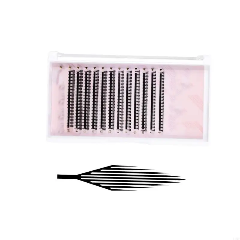 R3MF Lash Clusters Mangas Eyelashes Clusters DIY Eyelashes Extensions Anime Lashes