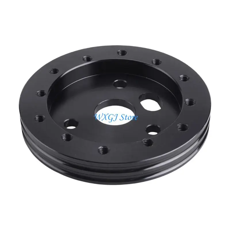 37JE Precisions Machined Aluminum Wheel Hub Adapter For 6 Hole To 3 Hole Quick Install