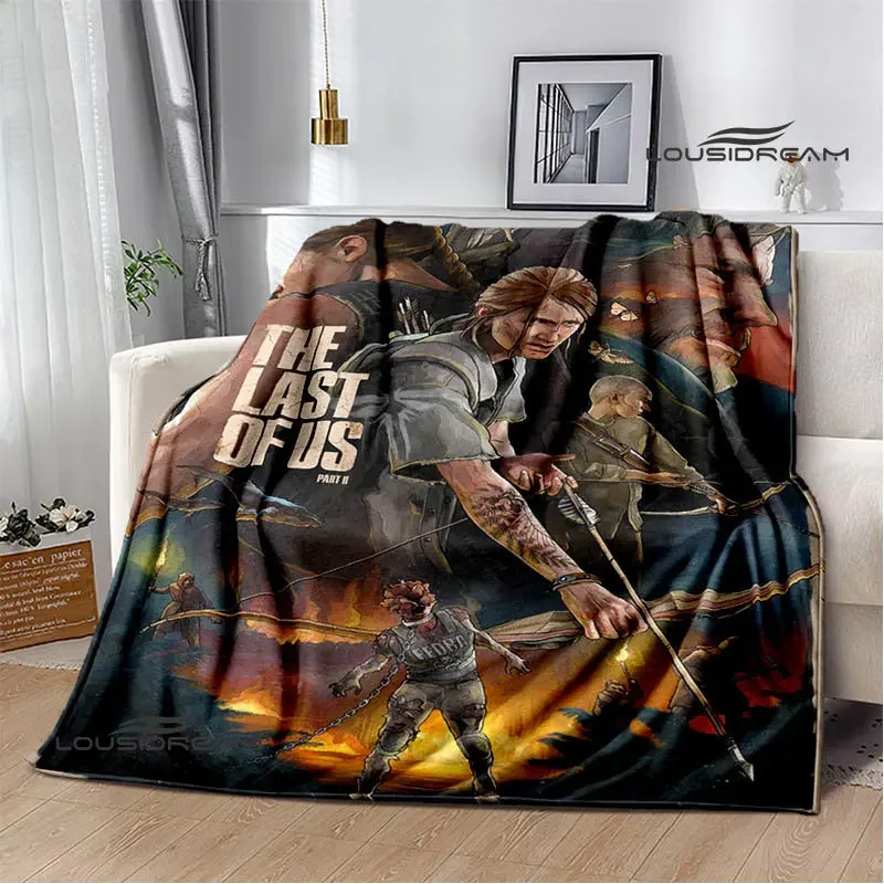 The latest movie The last of US printed blanket Beautiful blankets blankets for beds Warm blanket Picnic blanket Birthday Gift