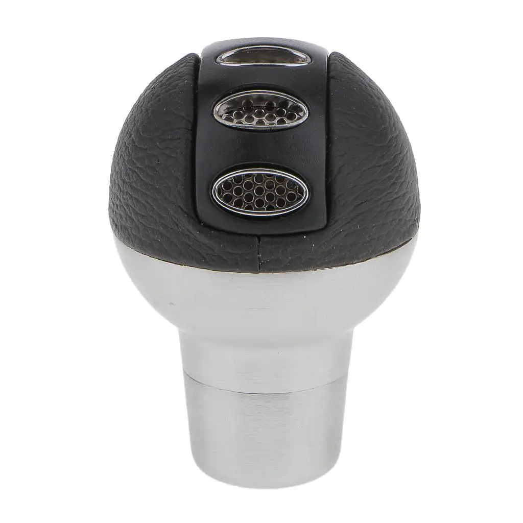 

Car Leather Manual Gear Head Business Gear Stick Knob Selector Shifter Lever