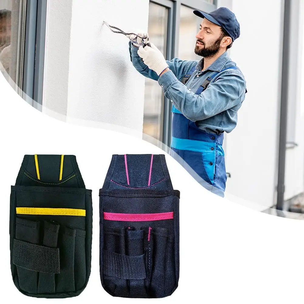 

Electrician Waist Bag Thickened Canvas Multifunctional Oxford Cloth Hardware Tools Small Tool Kit