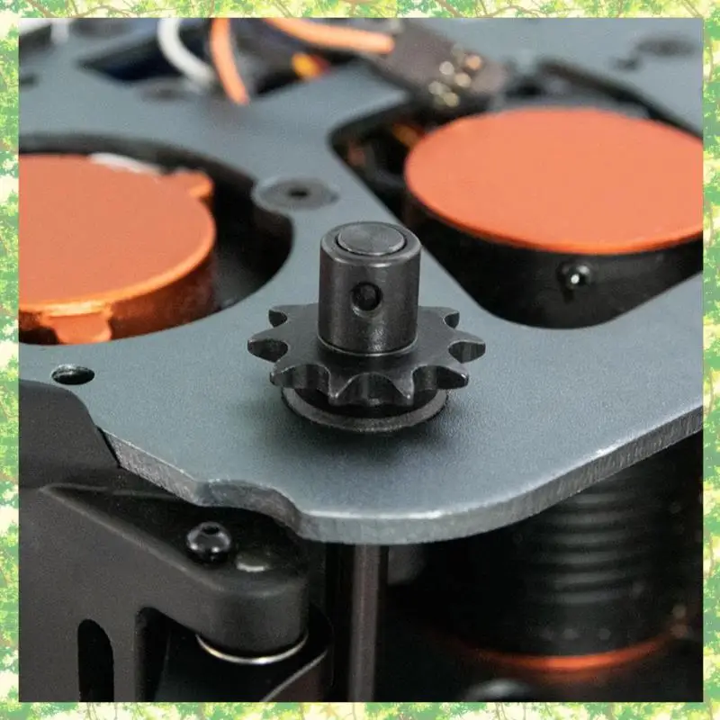 

T84C-For LOSI 1/4 Promoto-MX Remote-Controlled Motorcycle Front Gear 10T Rear Gear 36T Chain Accessory