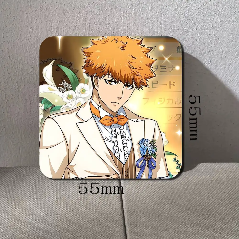 RensukeS ANIME K-kunigami 1pc Fridge Magnet Personalized Magnetic Durable Plastic Square Picture Surface Fridge Magnets