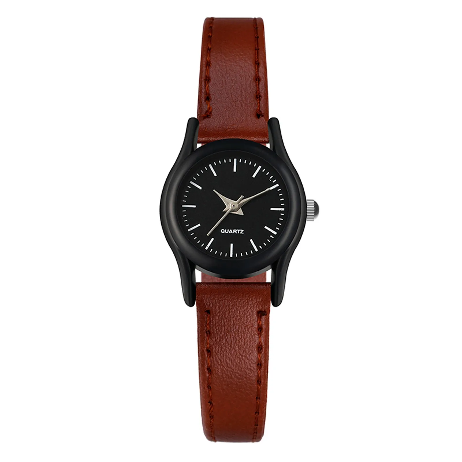 Good Quality Leather Watch Unisex Lovers Fashion Business Design Hand Watch A Suitable Watch For Dating Exquisite Watch 2024