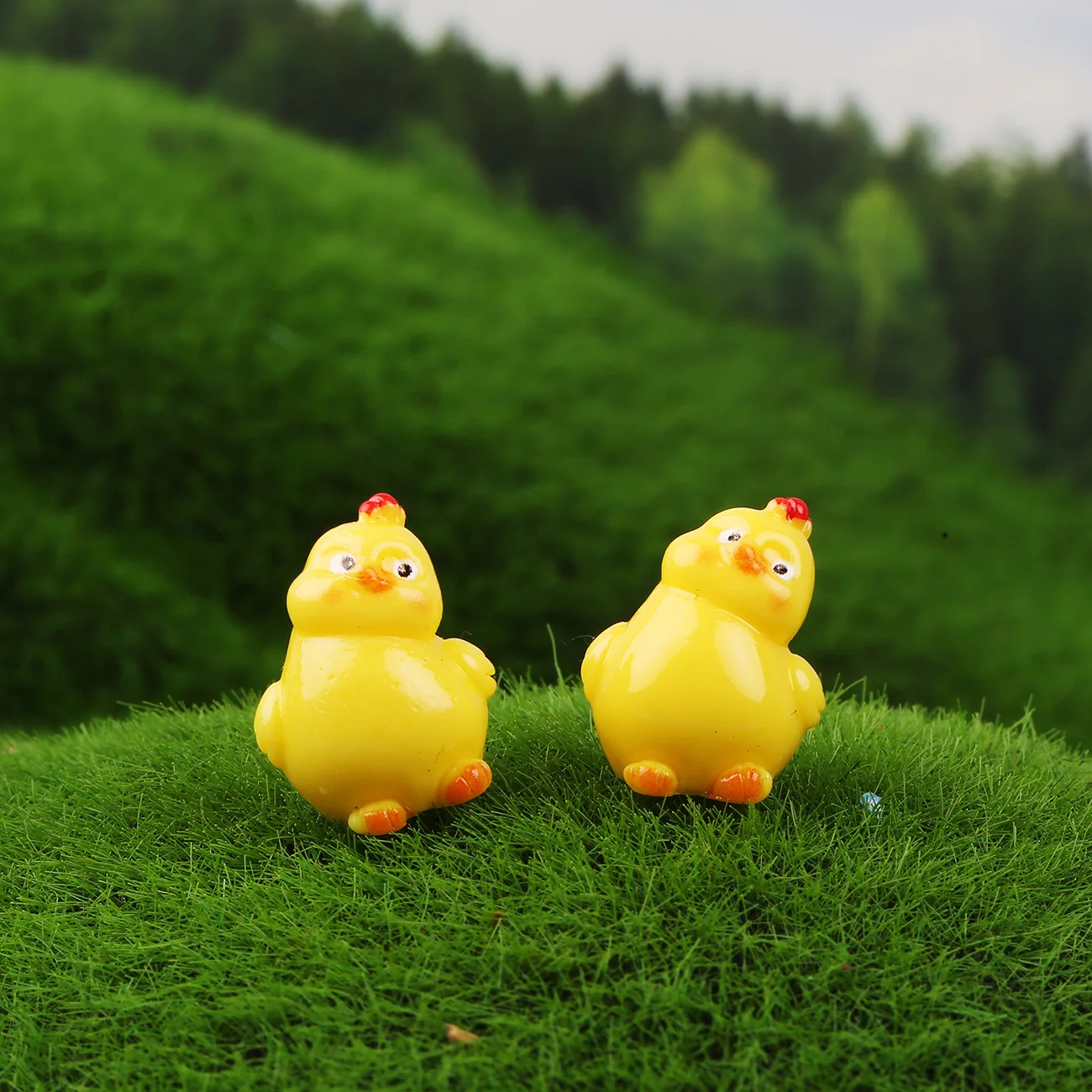 30/42Pcs Mini Resin Tiny Animals Figurines Bulk Miniature Little to Hide Small Animal Garden Landscape Dollhouse Crafts Decor
