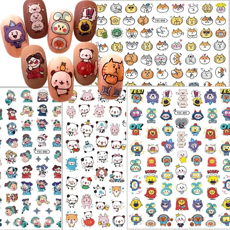 

Декоративная наклейка для ногтей с японской надписью, 3D дизайн, самоклеящаяся наклейка на тыльную сторону, штамповка, сделай сам, декоративные инструменты, наклейки для ногтей