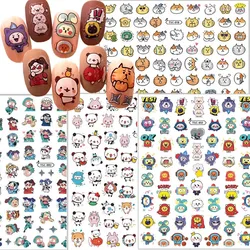 Nail Decor Anime Feture 3D Design Self Adhesive Back Glue Decal Stamping DIY Decoration Tools Nail Stickers TSC 017 018