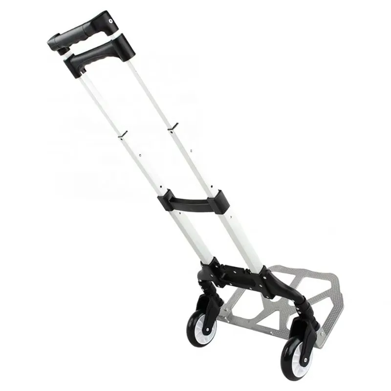 

Heavy-duty Convenient and Foldable Multifunctional Aluminum Platform Trolley Carries Goods