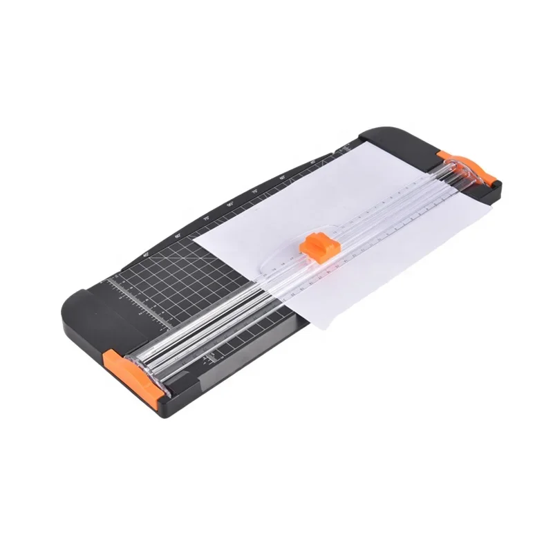 

Multifunctional Paper Cutter A4 Plastic Manual Paper Trimmer A4 Sliding Knife Paper Cutter