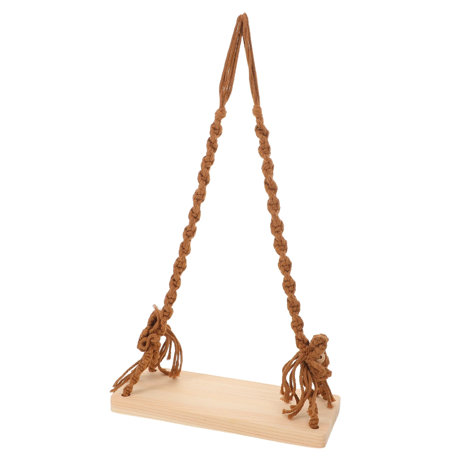 

Wooden Swing Seat Photography Prop Durable Stable Photo Shoot Accessory Swing Prop for