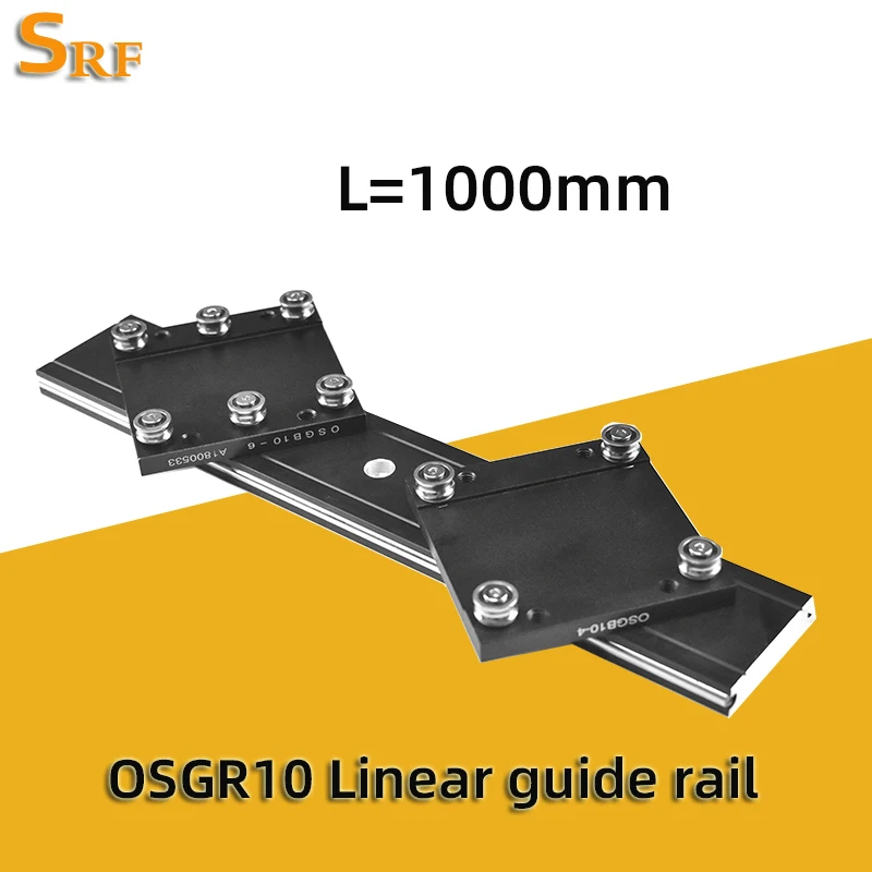 

50mm width Double axis linear guide rail OSGR10 L=1000mm with OSGB10 linear bearing block for machine