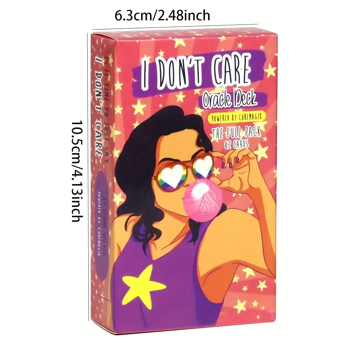 أحدث I DON'T CARE Oracle Deck A 82 بطاقة النسخة الإنجليزية ألعاب الطاولة بطاقات الرعاية الذاتية لقراء التارو هدية سطح السفينة النابضة بالحياة