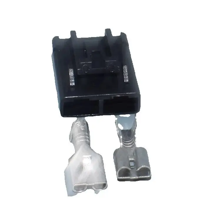 

shhworldsea 6.3mm 2 Pin Oil Pump Plug Female 346027-1 Automotive Connector Sensor Wire Harness Socket