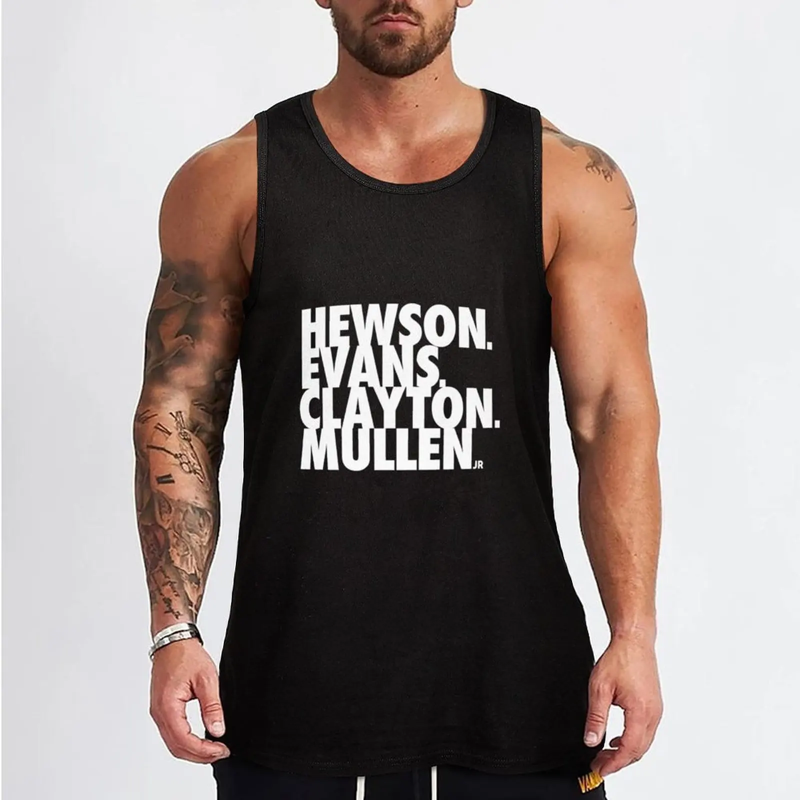 Hewson Evans Clayton and Mullen Tank Top t shirt gym Vest for boy