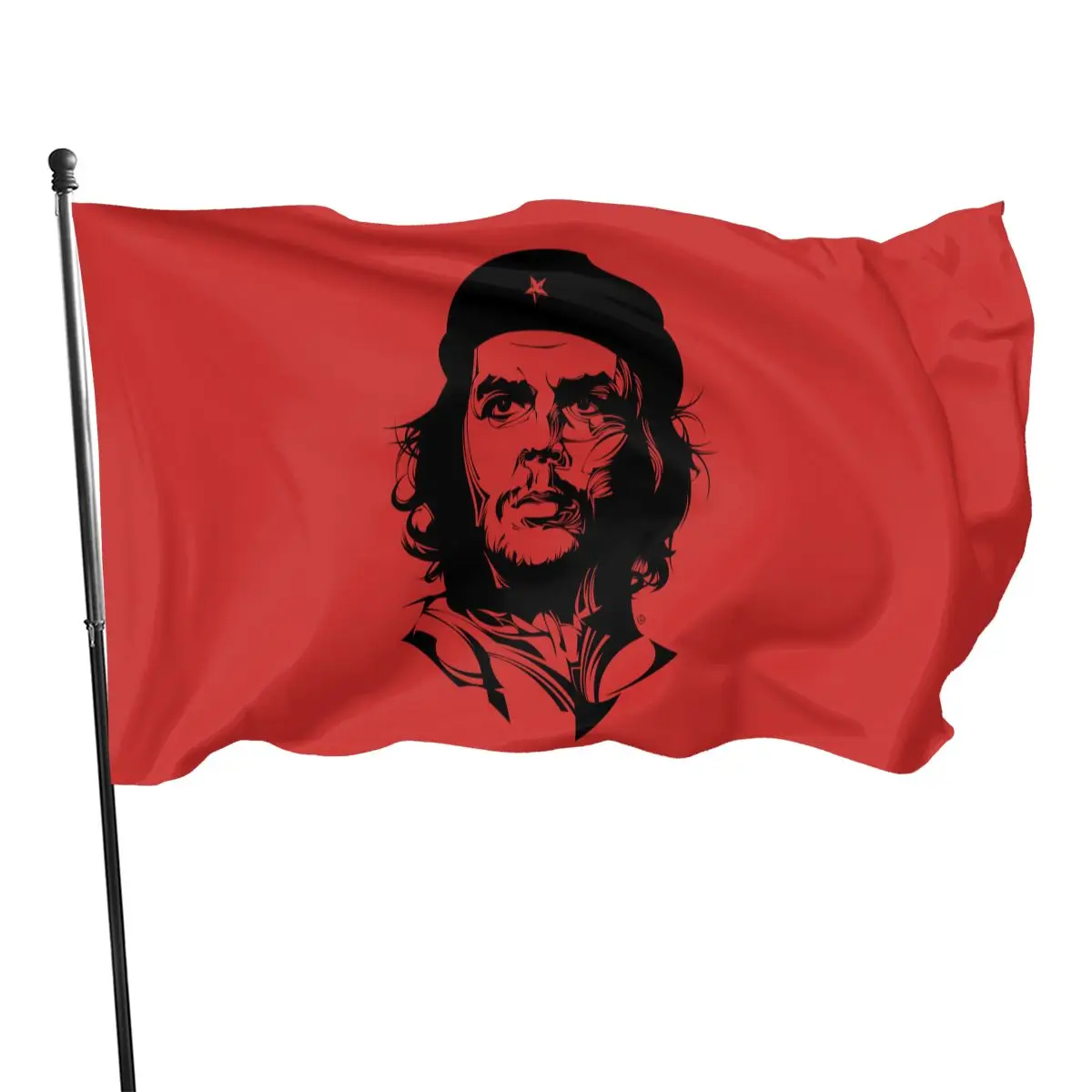 Cuba Revolution Hero EI CHE Ernesto Guevara Flags Memorial Hero Flags for Women Men Gifts Indoor and Garden Outdoor Decoration