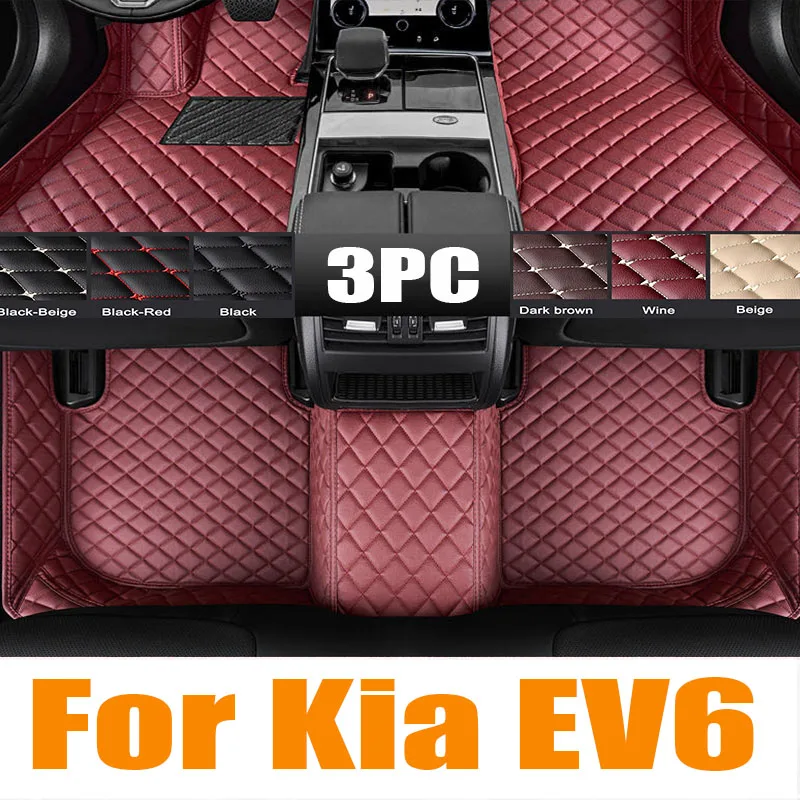 

Car Trunk Storage Mats For Kia EV6 GT-Line CV 2021 2022 2023 2024 TPE Dirt-resistant Rear Trunk Pad Covers Rugs Auto Accessories