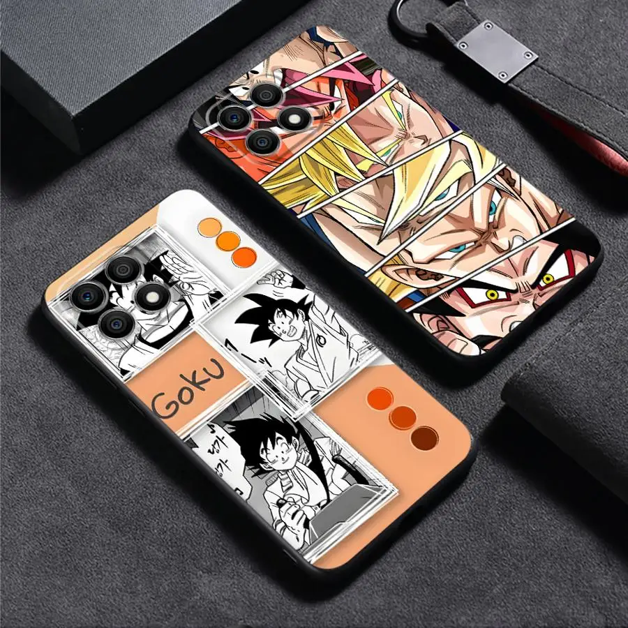 

Dragon Ball LAYER Cool Goku Black Soft Shell Case for Honor Magic5 Lite X6a X8c X8a X8 X8b X9a X7b 90 Pro X7 X9c 70 X9b X6 X7c