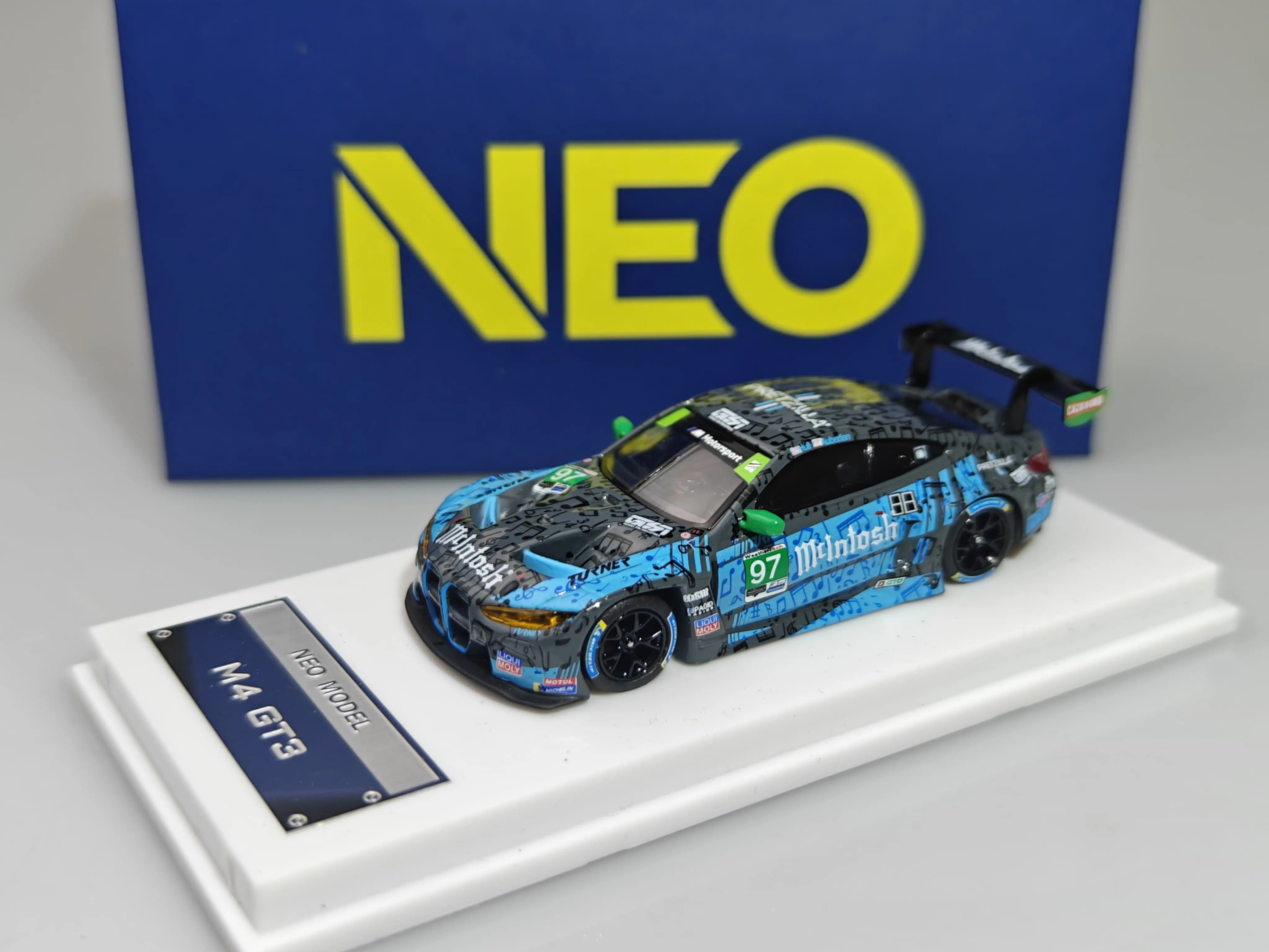 1:64, MYSTERIOU M4 GT3 Carbon Fiber Edition, alloy die-cast