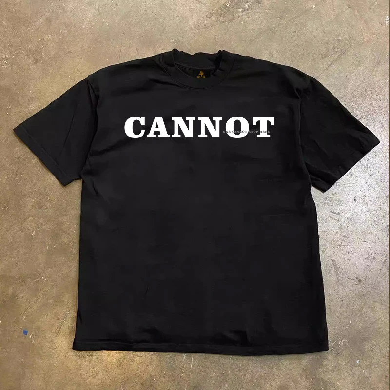 Loose Fit Cotton Short Sleeve T-Shirt Unisex Casual Comfortable Breathable Pure Cotton Double Thread T-Shirt for Summer