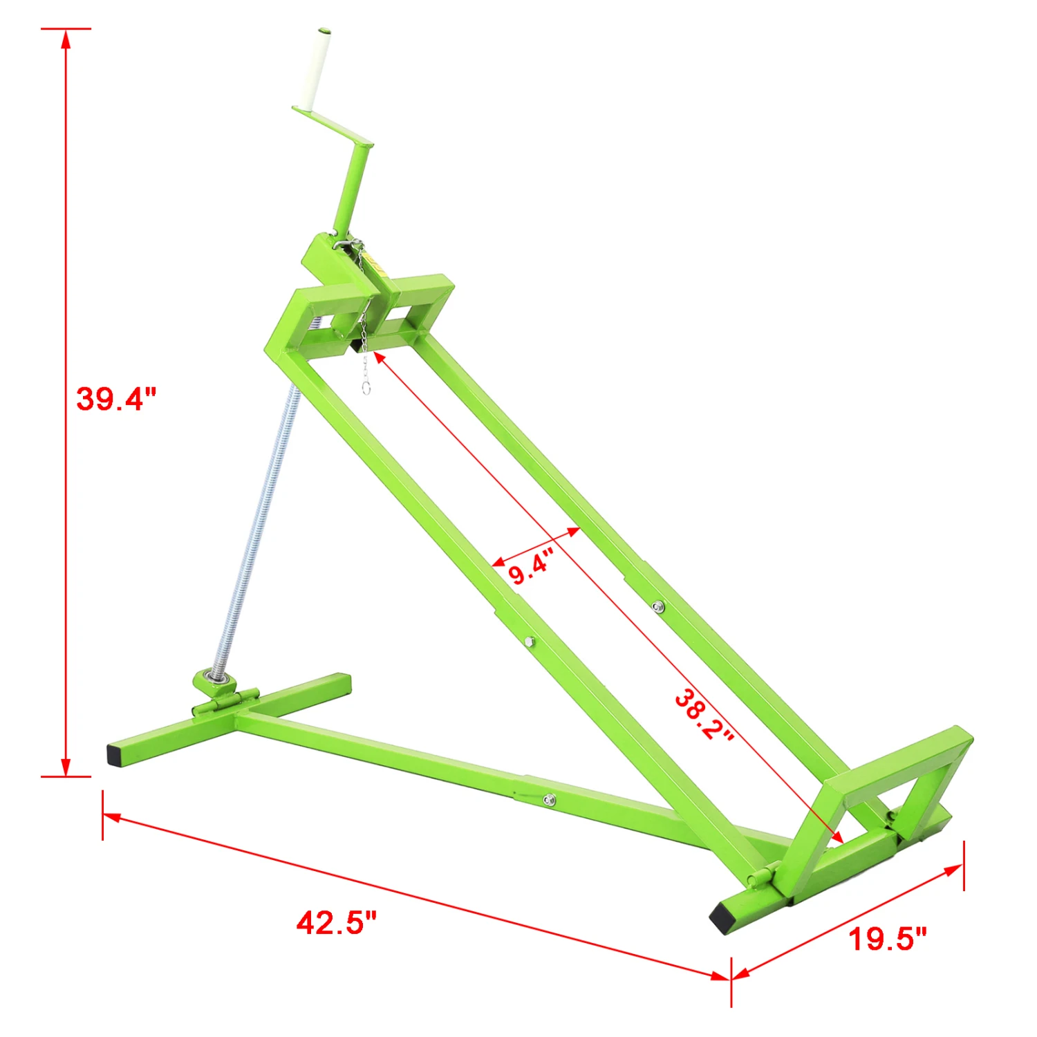 

Easy Lawn Mower Lift for Riding Tractors , 800 Lbs Capacity Lawn Tractor Lifter, Ride-on Mower, Cleaning Aid, Universal, Lawn Tr