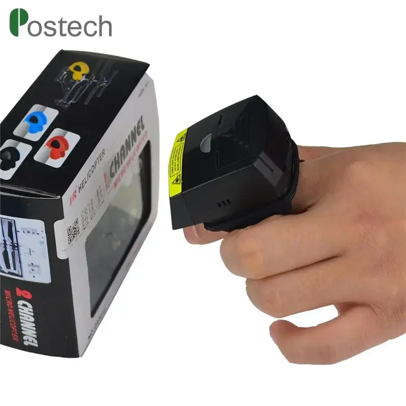 2D postech best Bluetooth FS02 mini QR Ring-style symbol Barcode Scanner Android wifi bar code reader decoder