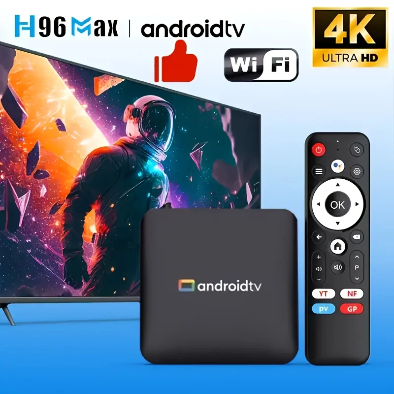 H96D1 Compact Portable Streaming Player, Black 2+8G, 2+16G, 4K Android 14.0 Smart HD TV Stick Iptv, TV Box Android