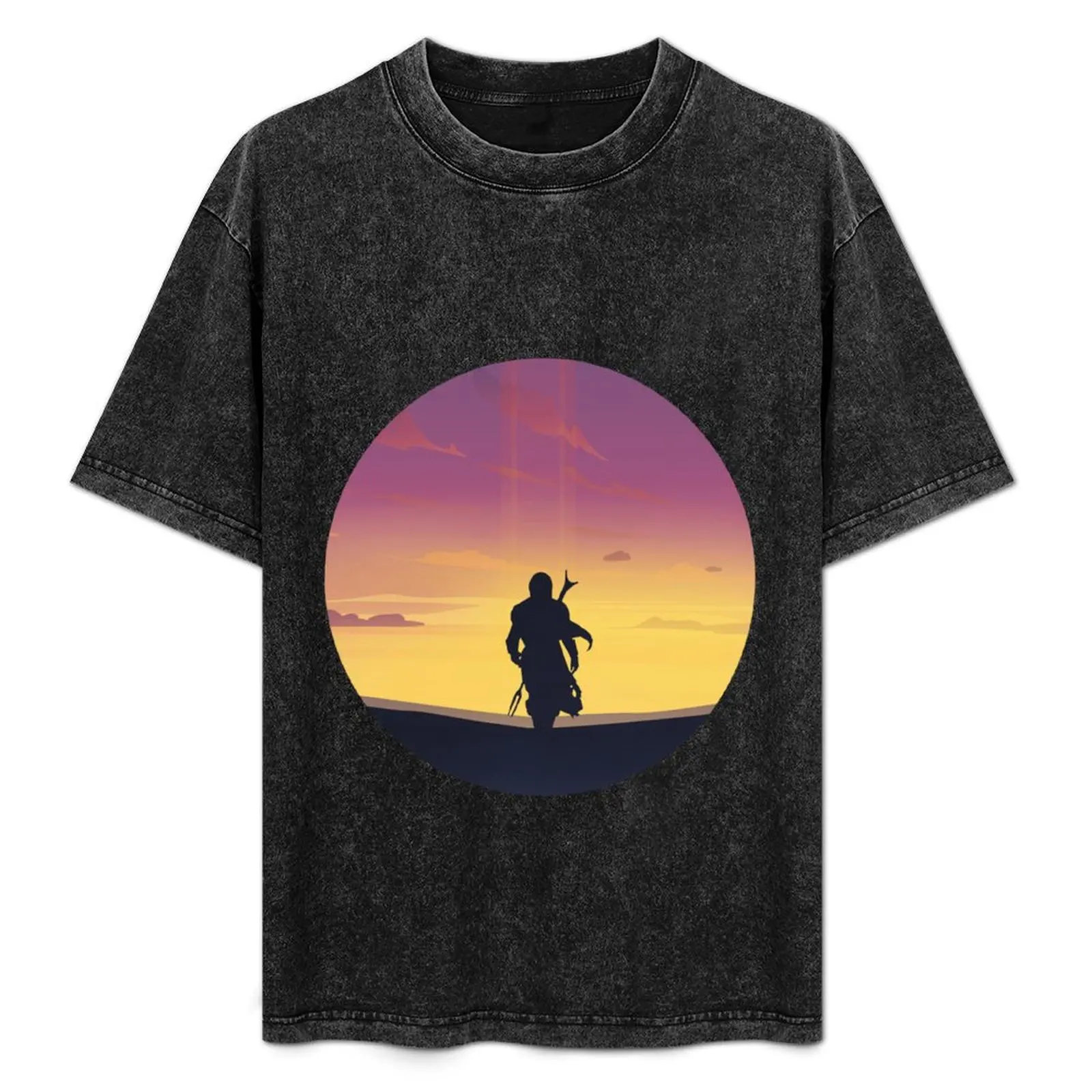 the mando sun down 2020 gift best selling T-Shirt essential t shirt anime customs design your own mens graphic t-shirts pack