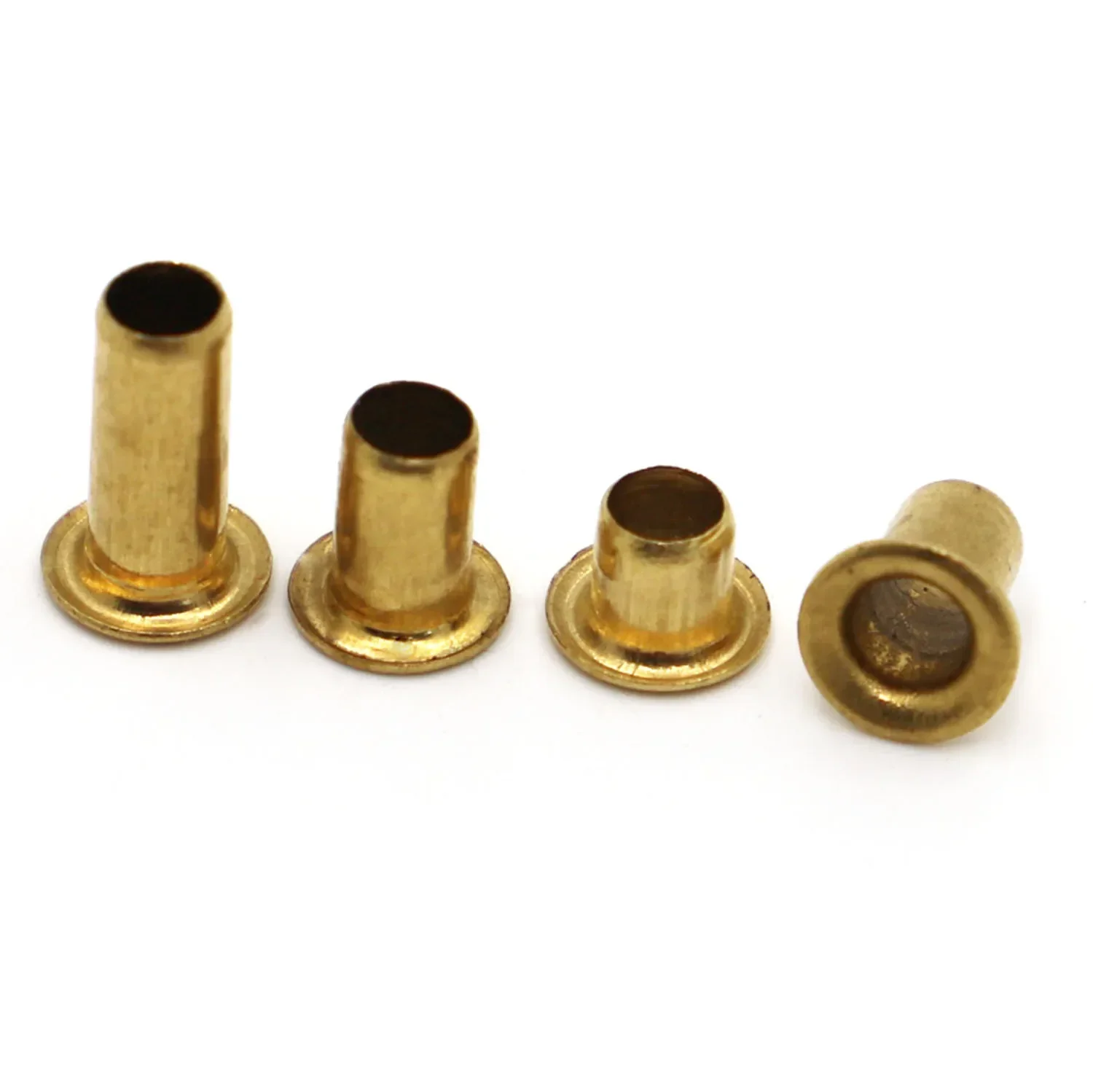 M0.9 M1.3 M1.5 M2 M2.5 M3 M4 M5 M6 Brass Tubular Rivets Double-sided Circuit Board PCB Nails Copper Hollow Rivet Nut GB876