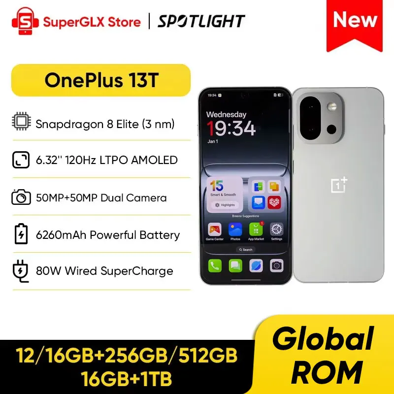 OnePlus 13T Unlocked 5G Smartphone Snapdragon 8 Elite 6.32