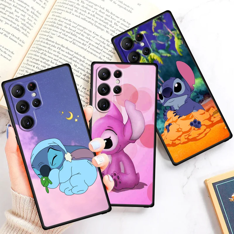 Stitch Abomination Monster For Samsung Galaxy S24 S23 S22 S21 S20 FE S10 S10E Plus Ultra Pro Lite 5G Black Back Phone Case