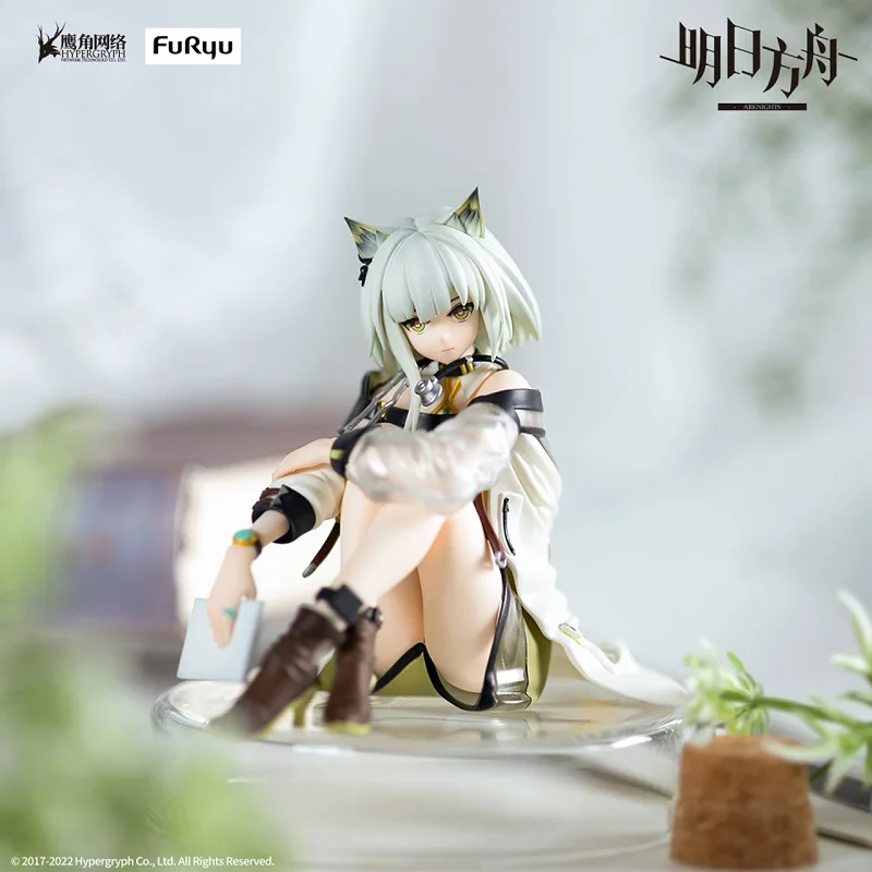 

Original FuRyu Arknights Kal'tsit Figure Noodle Stopper Dolls 10Cm Pvc Anime Figurine Model collection Toys for Boys Gift