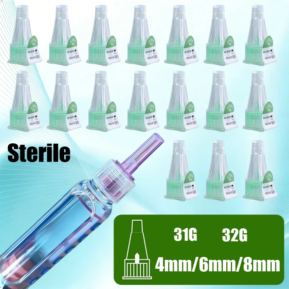

50/100/200/300/500Pcs Sterile Insulin Cartridges For Lilly Insulin Injection Pen Medical Aesthetics Insulin Needle 4mm 6mm 8mm
