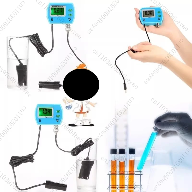 Аквариум, качество воды в аквариуме, значение pH/стона TDS/цена ЭК/соленость/температура, долгосрочный монитор