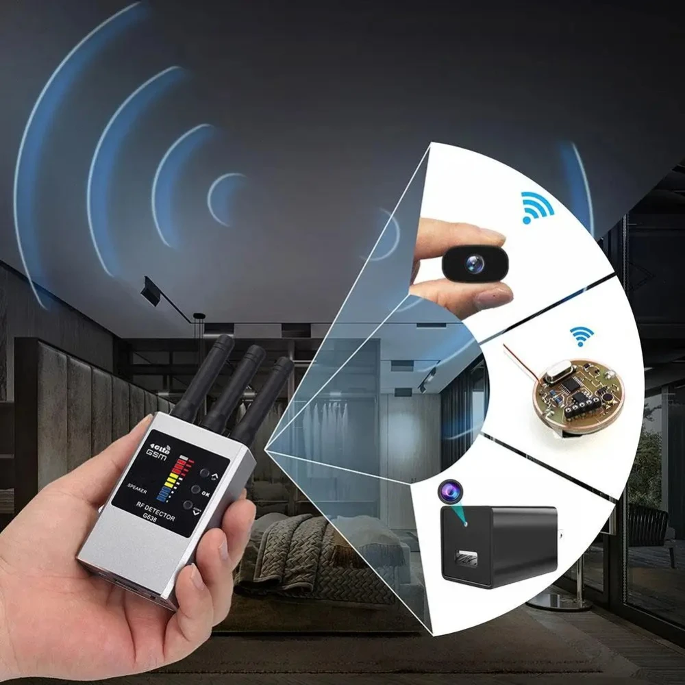 ホット販売 Protable 抗ポータブルピンホール隠しレンズ検出ガジェット Gps トラッカー隠しカメラファインダー盗聴 Devi C0v6