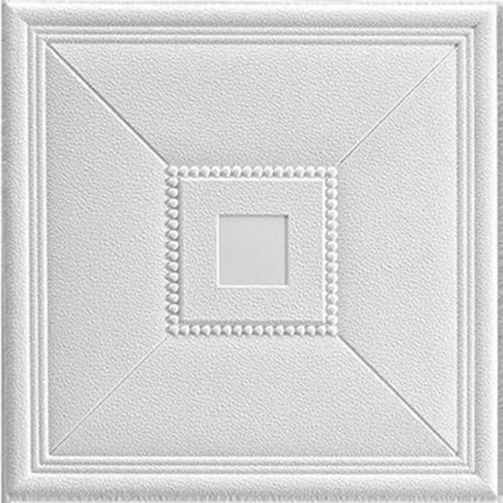 35*35cm Self-adhesive Wallpaper Anti-collision Waterproof Wall Sticker Peel and Stick 3D Tile Brick Bed Room Decoration