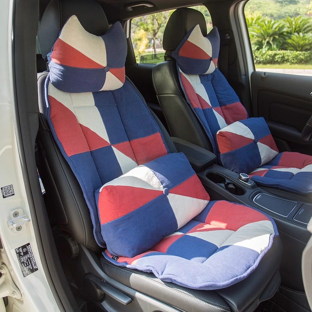 

Универсальный чехол на автомобильное сиденье из дышащей ткани, полузакрытый, удобный, нескользящий, четырехсезонный, чехол на автомобильное сиденье, автоподушка