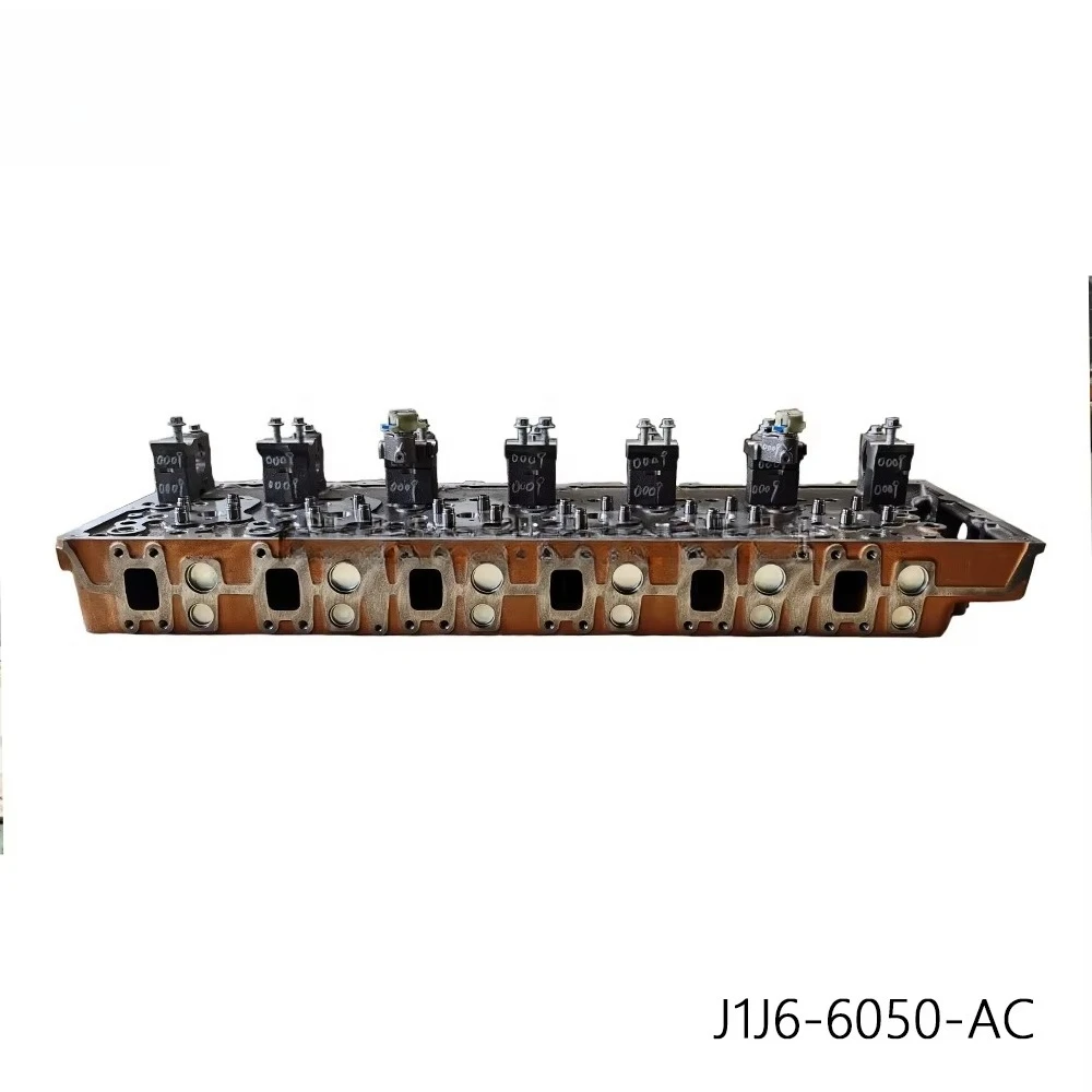 Cylinder Head with Valve J1J6-6050-AC Complete Assembly Engine Auto Engine Parts for 12.7L 13L for JMC for FOMOCO