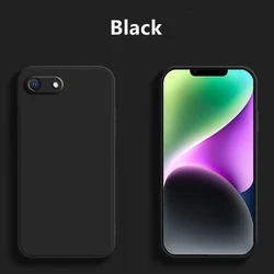 Original Liquid Silicone Phone Case For Apple iPhone 16e Case Cover For iPhone 16e чехол Funda Back Cover For iPhone SE 2025
