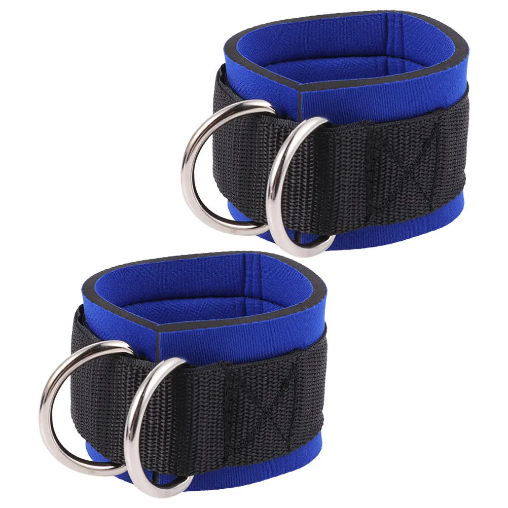 

1Pair Ankle Straps Fitness Buckle Wear-Resistant Nylon Gym Cable Machine Workout Leg Strength Training Strap Tool